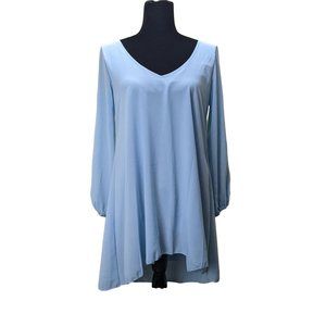Leo Rosi Open Long Sleeve Top size Large High Low
